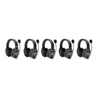 Saramonic WiTalk5 WT5D Full-Duplex 5-Person Wireless Intercom Headset System