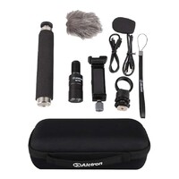 Alctron M598 Smartphone Stereo USB Condenser Microphone Package