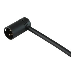 Cable Techniques CT-BX3ML-K Low-Profile Right-Angle XLR Male Connector - Black