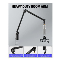 Donner MS-1 Desk Mountable Broadcast Boom Arm Stand
