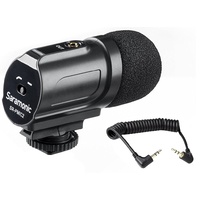 Saramonic SR-PMIC2 - Mini Stereo Condenser Microphone With Shockmount