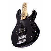 Sterling S.U.B Series Ray5 B - 5 String Bass Guitar - Black