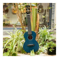 Enya MS Blue Solid Mahogany Ukulele - Tenor