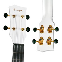 Enya Nova U Pro Carbon Tenor Ukulele - White - includes pickup