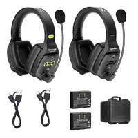 Saramonic WiTalk5 WT2D Full-Duplex 2-Person Wireless Intercom Headset System