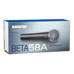 Shure BETA 58A Super Cardioid Dynamic Vocal Microphone