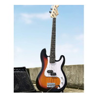 Donner DPB-510S P-Style Electric Bass Guitar with Accessories - Sunburst
