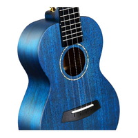 Enya MS Blue Solid Mahogany Ukulele - Tenor