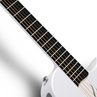 Enya Nova Go Mini Carbon Fibre Acoustic Guitar - White