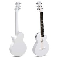 Enya Nova Go Mini Carbon Fibre Acoustic Guitar - White