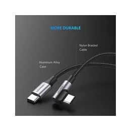 UGREEN US255 USB-C to USB-C Right Angle Fast Charging Cable - 2m