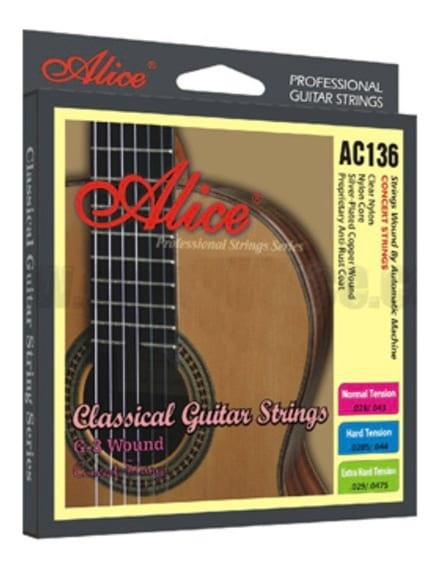 hard tension strings classical guitar