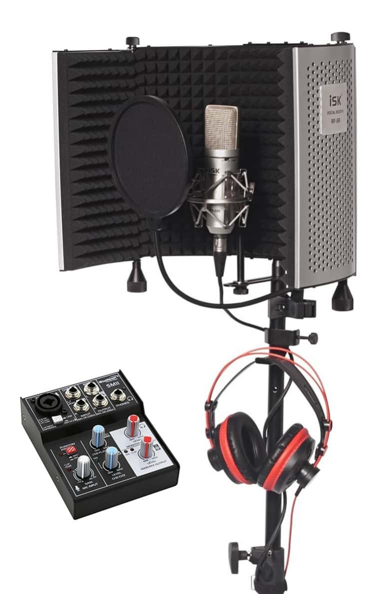 Home Studio Vocal Recording Package - BM-600 Condenser Mic | SWAMP