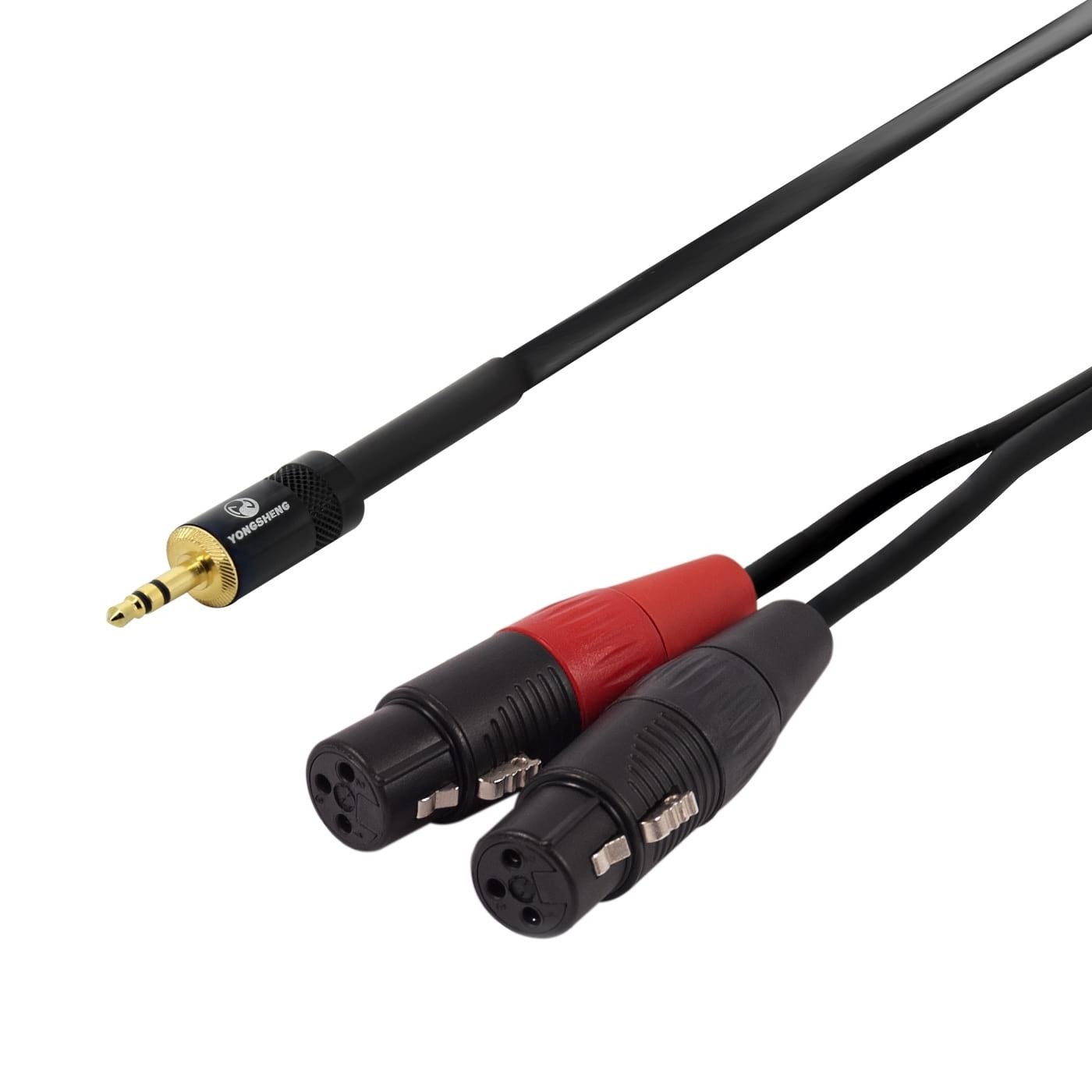 Dual XLR(f) to 35mm Stereo - Mixer to PC cable | SWAMP