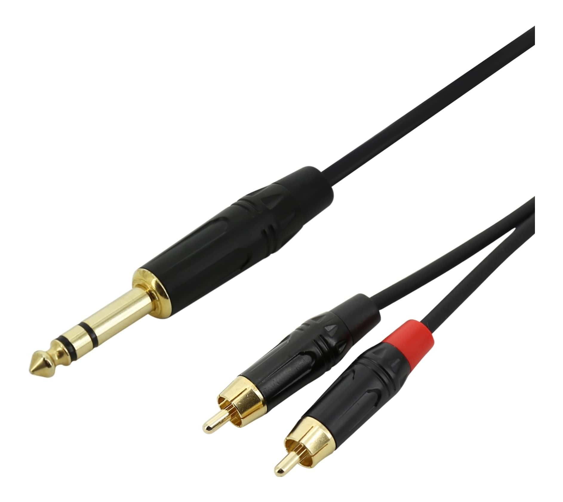 TRS Jack to Dual RCA Cable - Insert Y Cable | SWAMP