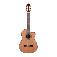 Artist HG39303CEQ Classical Guitar Solid Cedar Top with Cutaway and Pickup