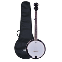 Artist BJ01 5 String Bluegrass Banjo with Geared 5th Tuner