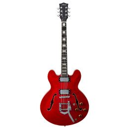 Artist Cherry58TRM Hollow Body with Tremolo Electric Guitar