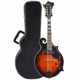 Artist MDF100 Solid Top Mandolin with Pickup and Hard Case - Sunburst