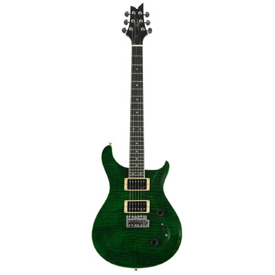 Artist Solaris II Electric Guitar with Bullbucker Pickups - Transparent Green