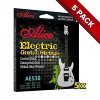 5x Alice Electric Guitar Strings 10-46 - 5 Sets