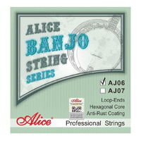 Alice AJ06 85/15 Bronze Banjo Strings - 4-String Set - 9-30