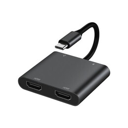 USB Type C to Dual HDMI 4K Adapter