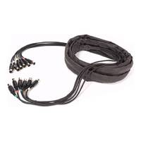 Premium 6-way MIDI Snake Cable Loom - 6m