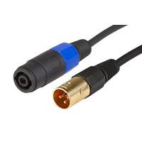SWAMP Speaker Link Cable - Speaker(f) to XLR(m) - 13AWG - 1m