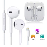 Lightning White In-Ear Earphones for iPhone - MFi Certified
