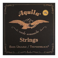 Aquila 140U Thunderblack 4-String Bass Ukulele String Set - 18 - 21" Scale