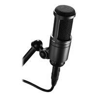 Audio-Technica AT2020 BK Cardioid Condenser Large Diaphragm Microphone - Black