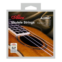Alice AU047 Carbon Soprano Concert Ukulele String Set