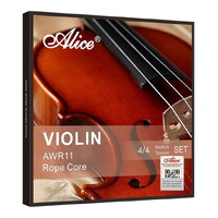 Alice AWR11 4/4 Violin String Set - Rope Core