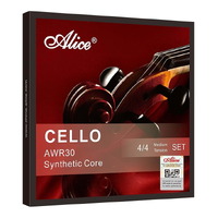 Alice AWR30 4/4 Cello String Set - Multifilament Synthetic Core