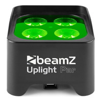 Beamz BBP90 Fanless Battery Powered Uplight Par - 4x4W RGB-UV