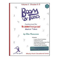 Boomwhackers BWBT1B Boom-a-Tunes Volume 1 Curriculum Book/CD