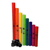 Boomwhackers 8-Note Diatonic C-Major Scale Set with Octaver Caps