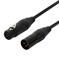 SWAMP Head-Line Mic Cable - Neutrik XX-B + Canare L-2T2S - Black - 50cm