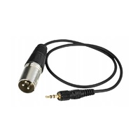 CKMOVA AC-TLX 3.5mm Locking TRS to 3-pin Male XLR Cable - 35cm