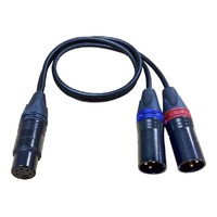 Cable Techniques CT-PYF-18 5-pin XLR Female to Two 3-pin XLR Male Stereo Y Cable