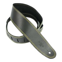 DSL SGE25-15-10 Single Ply Classic Leather Strap 2.5" - Black