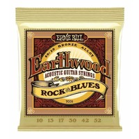 Ernie Ball 2008 Earthwood Rock and Blues 80/20 Bronze Acoustic Guitar Strings 10 - 52