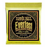 Ernie Ball 2560 Everlast Light Coated 80/20 Bronze Acoustic Extra