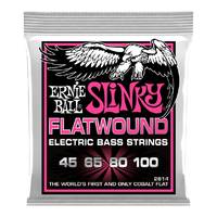 Ernie Ball 2814 Light Slinky Flatwound Bass Guitar Strings - 45 - 100