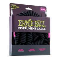 Ernie Ball Instrument Cable - Coiled Straight / Straight - 10m