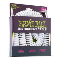 Ernie Ball Instrument Cable - Coiled Straight / Right-Angle - 10m
