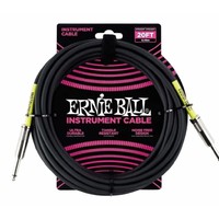 Ernie Ball 6046 20' Straight/Straight Instrument Cable - Black