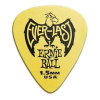 Ernie Ball 9195 Yellow Everlast Delrin Guitar Picks 1.5mm - 12-Pack