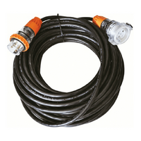 SWAMP 3 Phase 32A 5 Pin Extension Lead - 10m